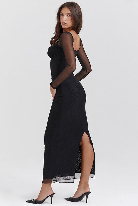 Curved Beauty Midi-Length Dress
