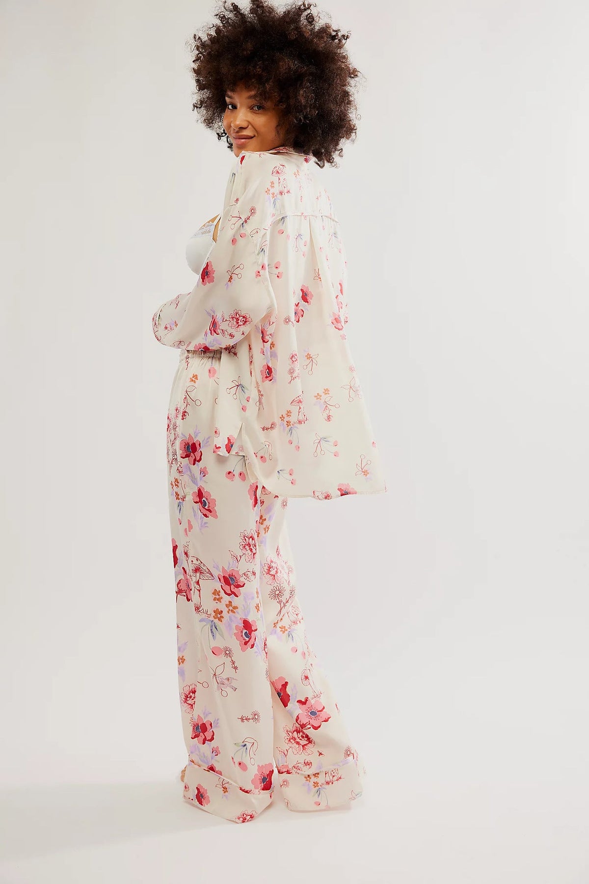 Coordinated Garden Party Combo Pajama Set