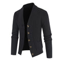 Wool Blend Cardigan with Button Front