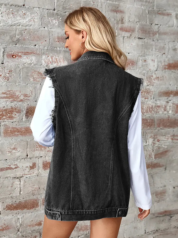 Lightweight Cardigan in a Washed Look with Relaxed Fit