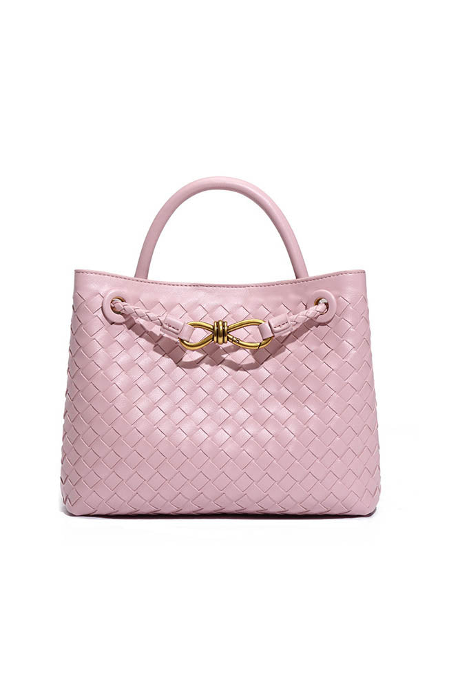 Modern Light & Shadow Artistic Woven Tote