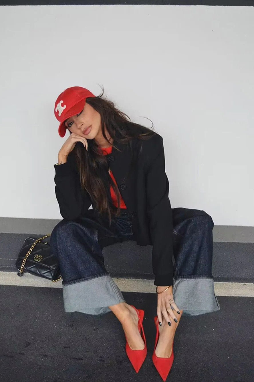 Coordinated 90s Retro Denim Set