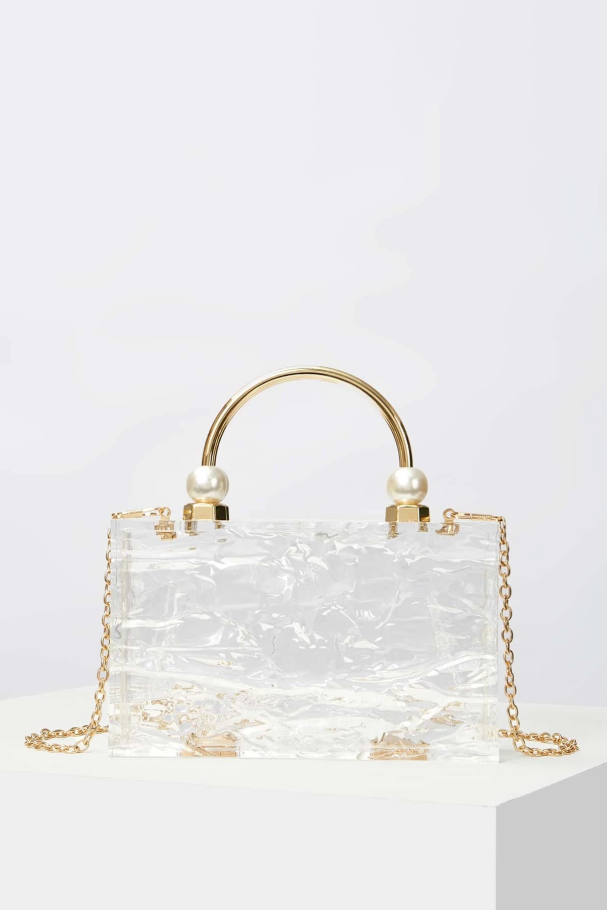 Modern Acrylic Transparent Box Handbag