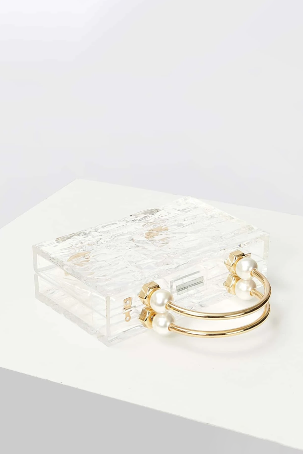 Modern Acrylic Transparent Box Handbag