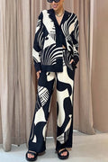 Coordinated Trendy Graffiti Print Set