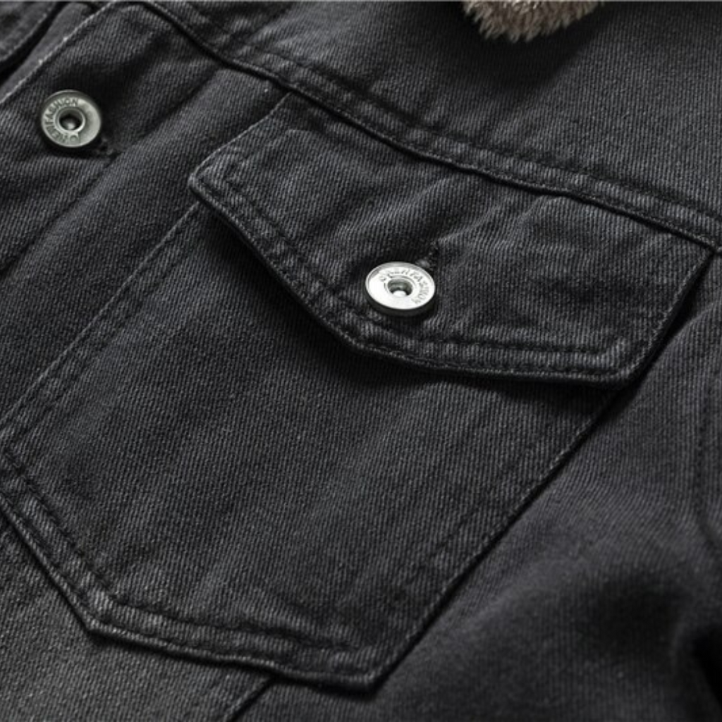Denim Jacket with Lined