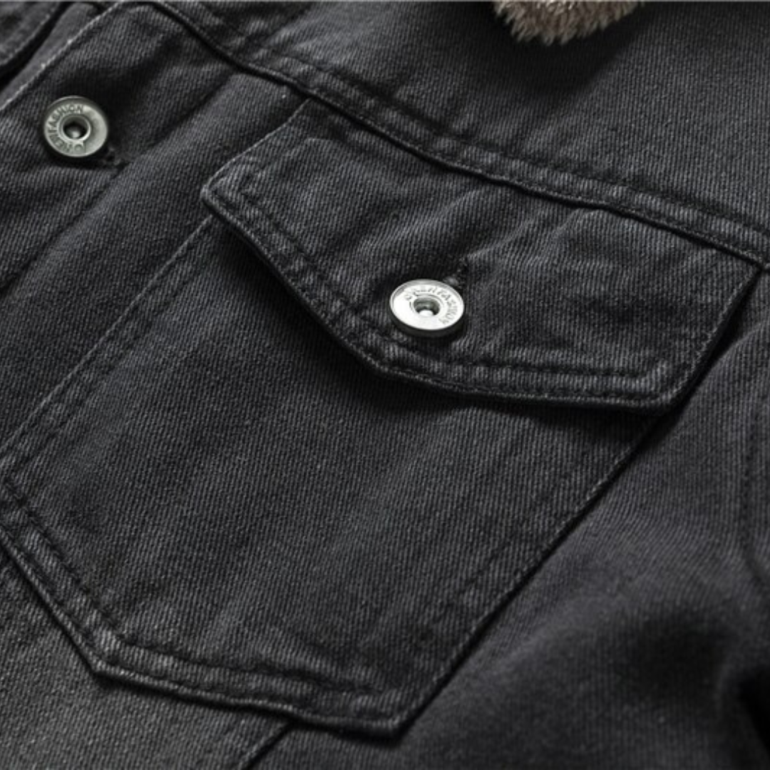 Denim Jacket with Lined