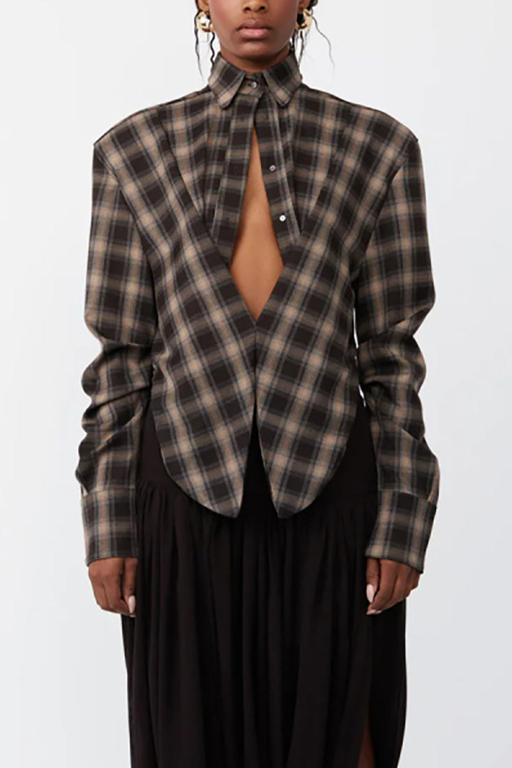 Modern Personalized Declaration Plaid Shirt