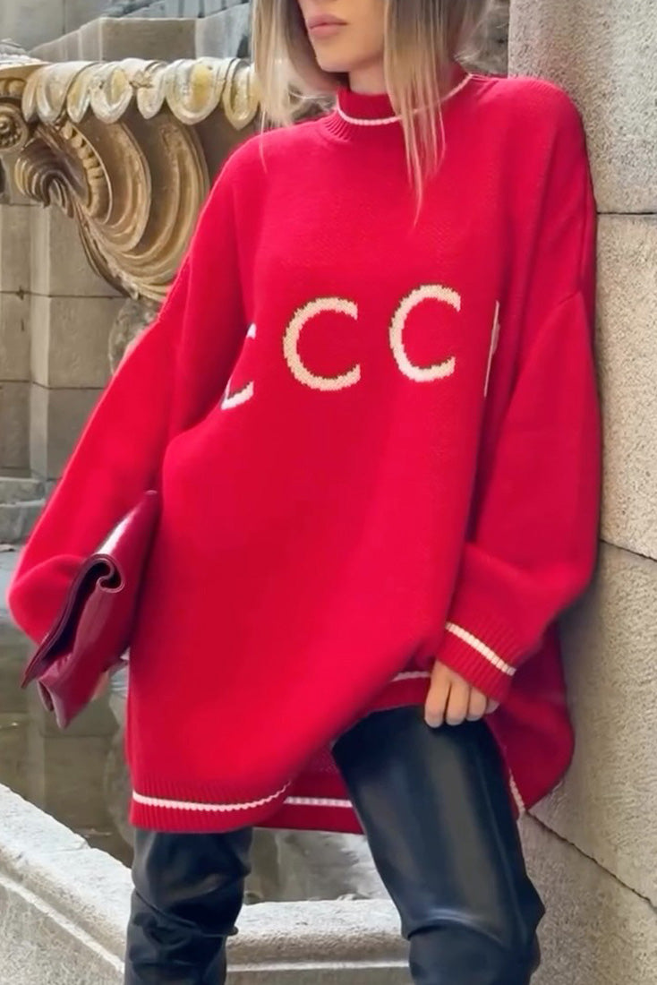 Timeless Cccp Graphic Knit Sweater