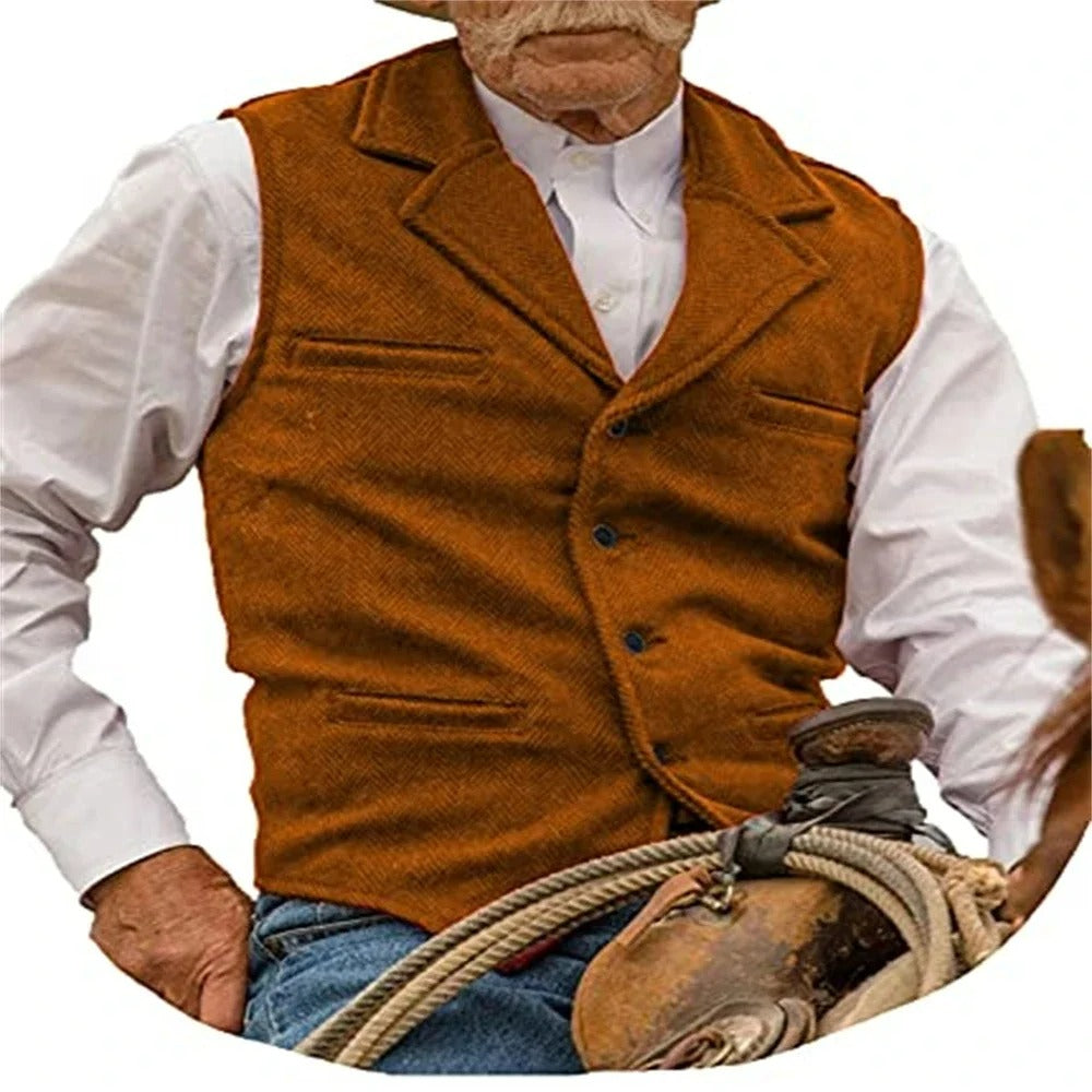 Classic Vest with Textured Knit