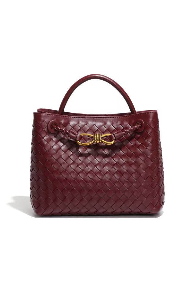 Modern Light & Shadow Artistic Woven Tote