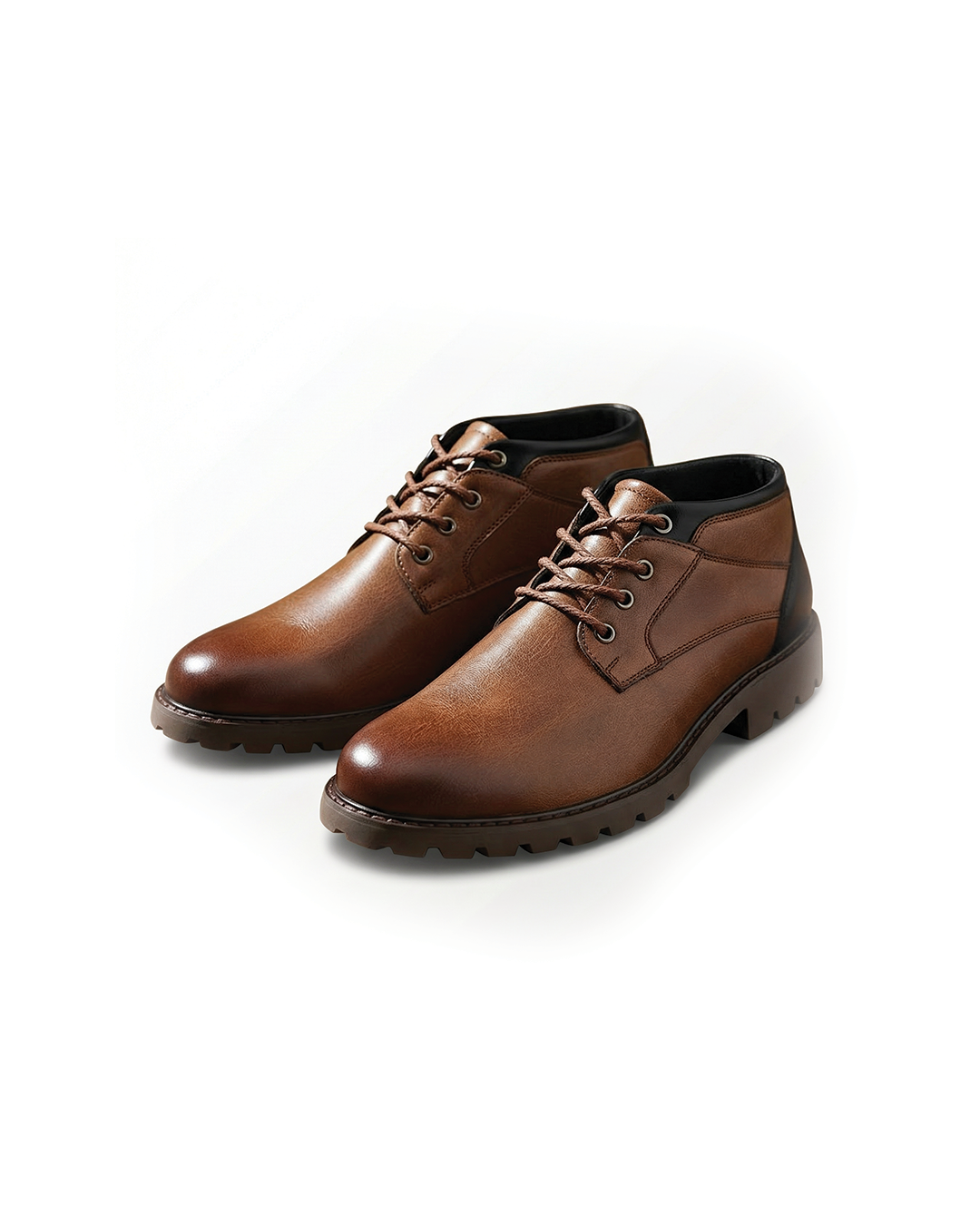 Full-Grain Leather Boots with Reinforced Stitching