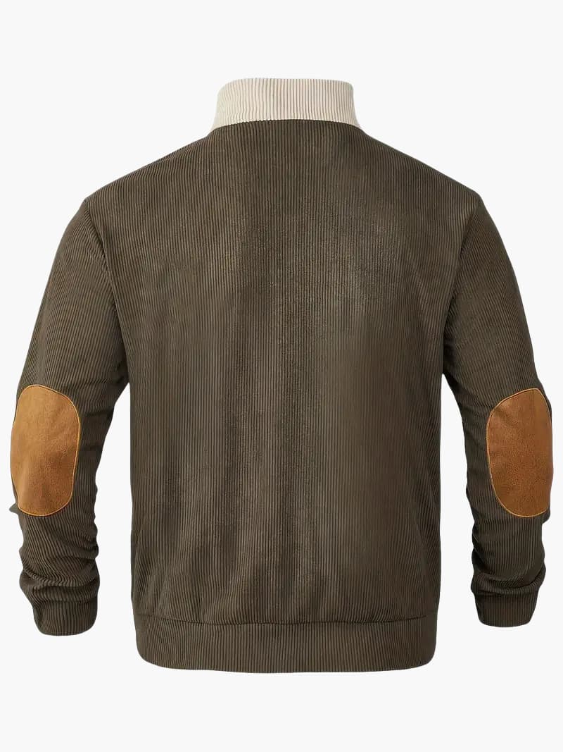 Knit Sweater with Button Front