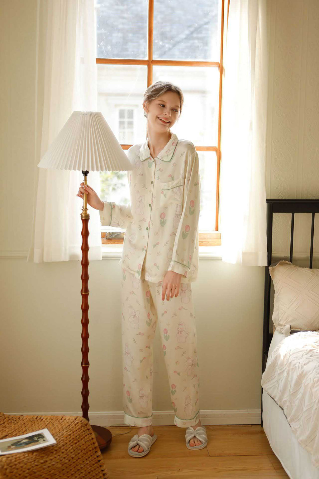 Modern Double Layer Bamboo Fiber Sleepwear