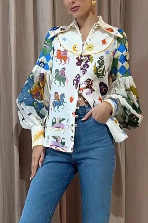 Balloon Sleeve Refined Shirt