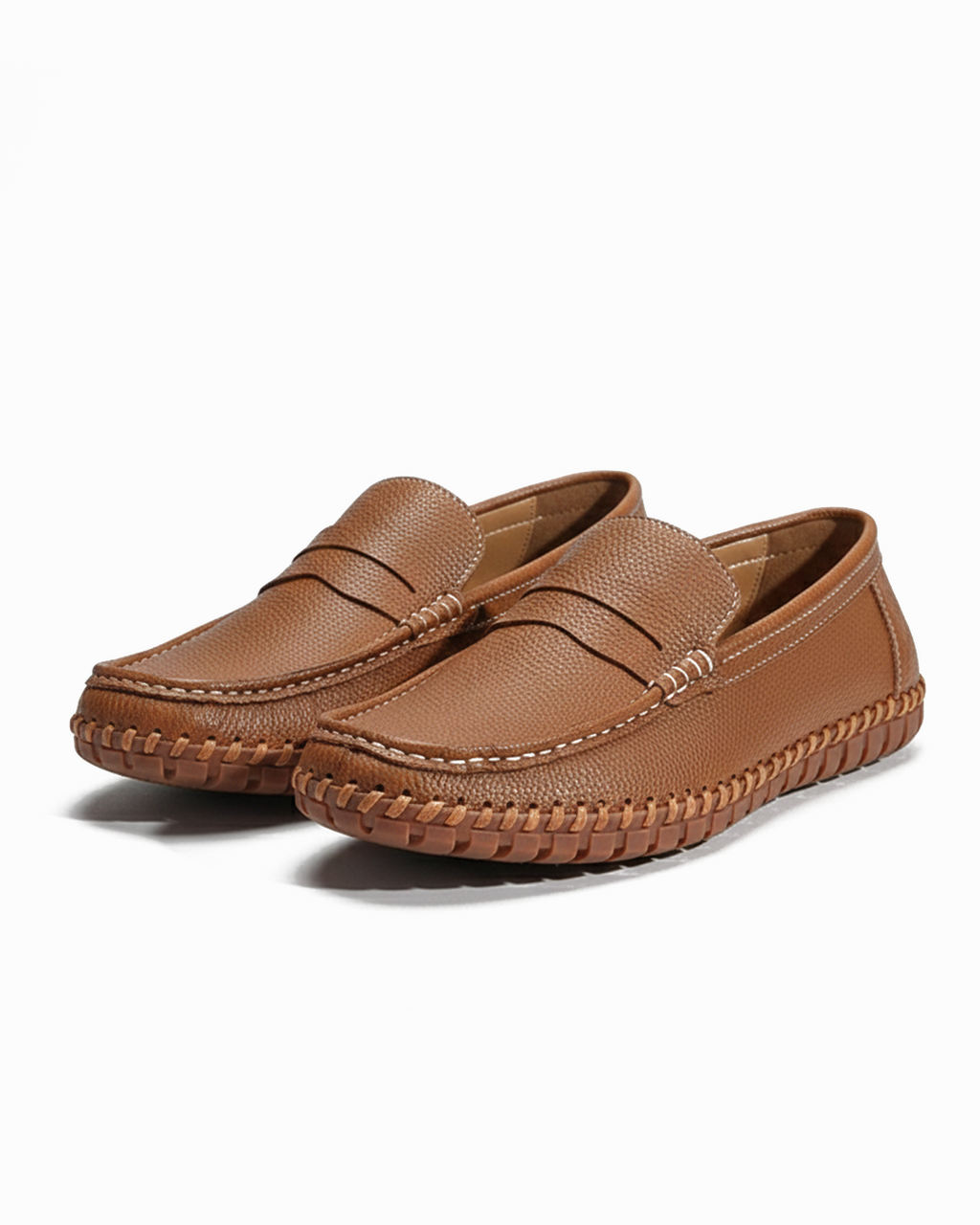 Full-Grain Leather Loafers with All-Day Comfort
