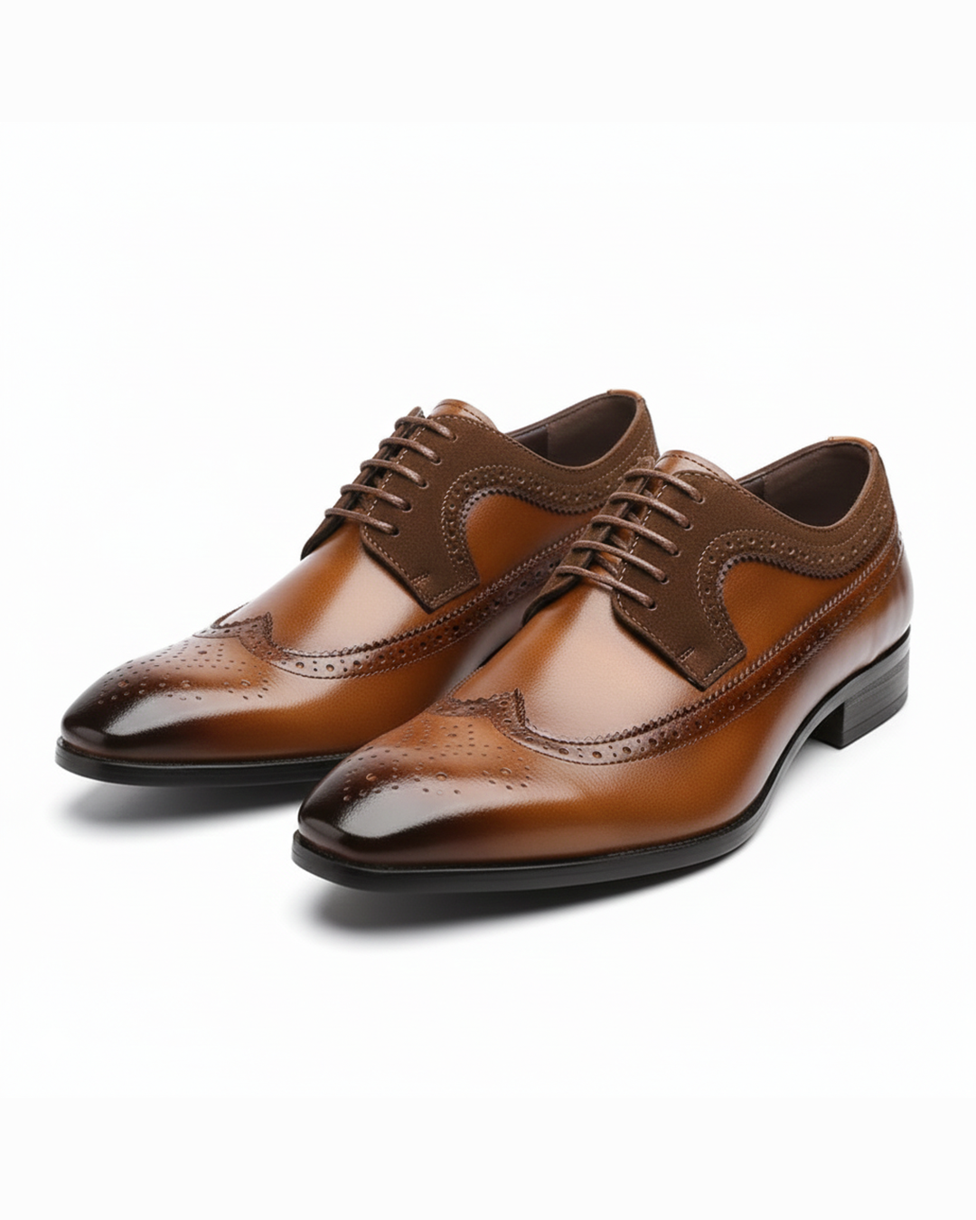 Refined Polished Leather Oxford Shoes