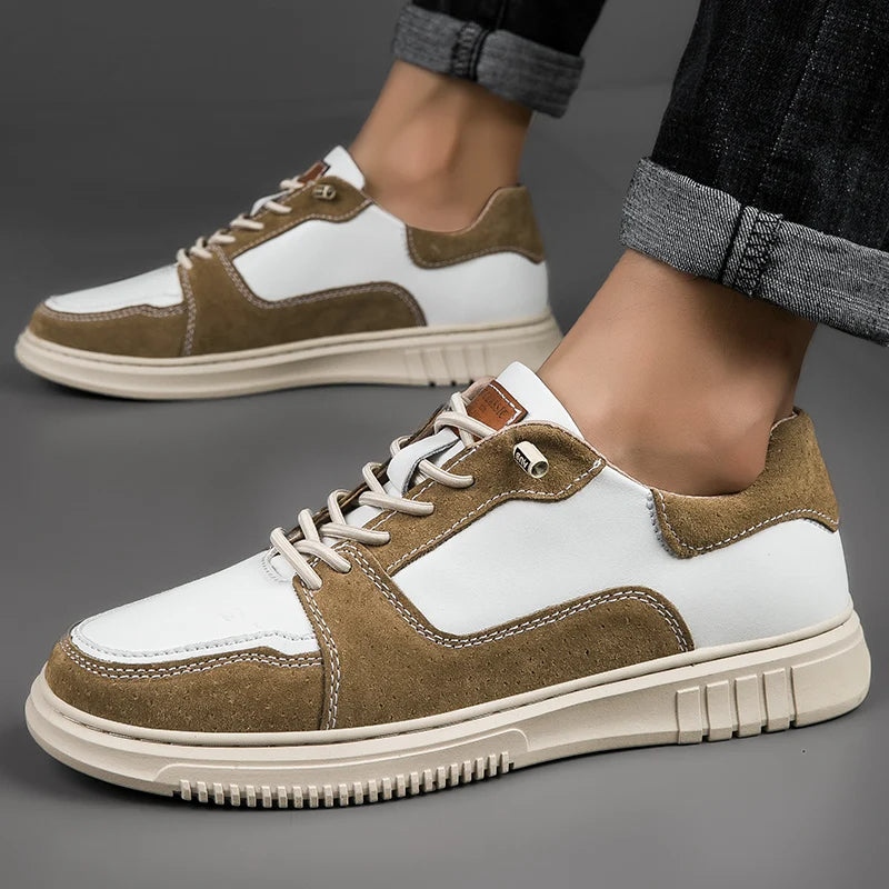 Leather Shoes with Cushioned Insole