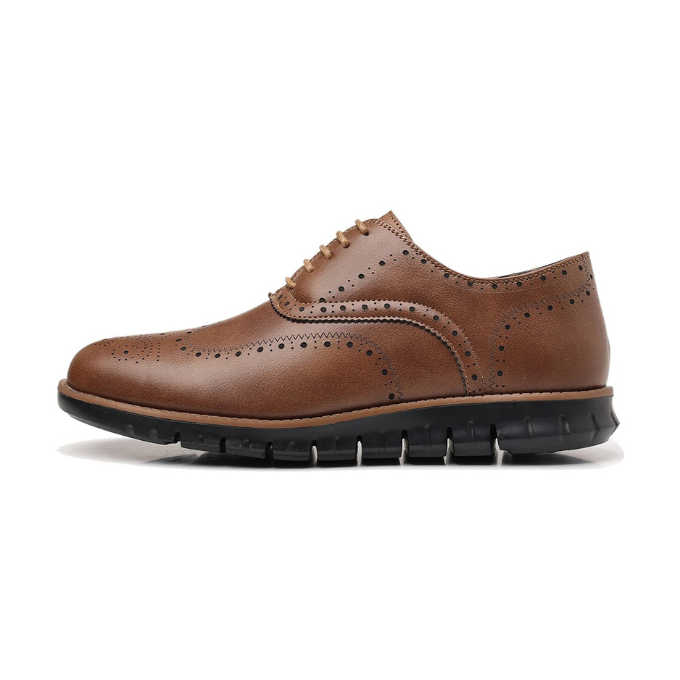 Brogue Shoes with Breathable Lining