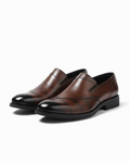 Casual Polished Leather Loafers