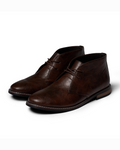 Cowhide Leather Boots with Breathable Upper