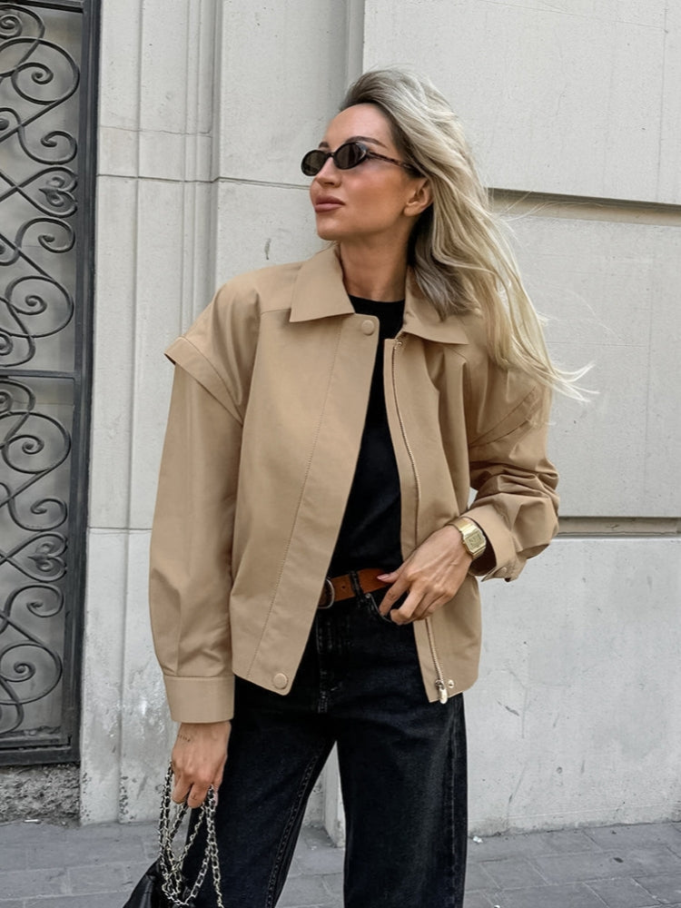 Washed Lightweight Reversible Jacket
