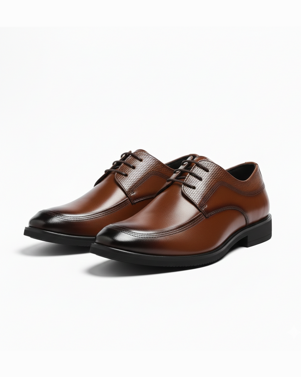 Polished Leather Shoes with All-Day Comfort