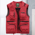 Wool Blend Vest with Multiple Pockets