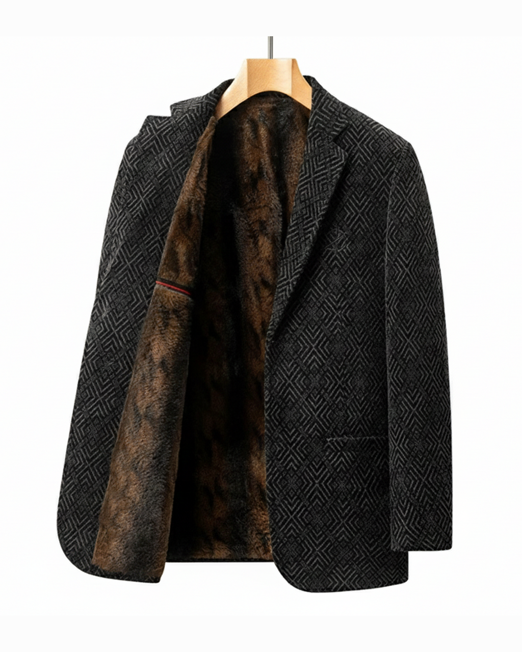 Lightweight Wool Blend Coat