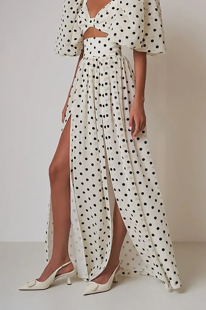 Coordinated Ellie Polka Dot Skirt Set