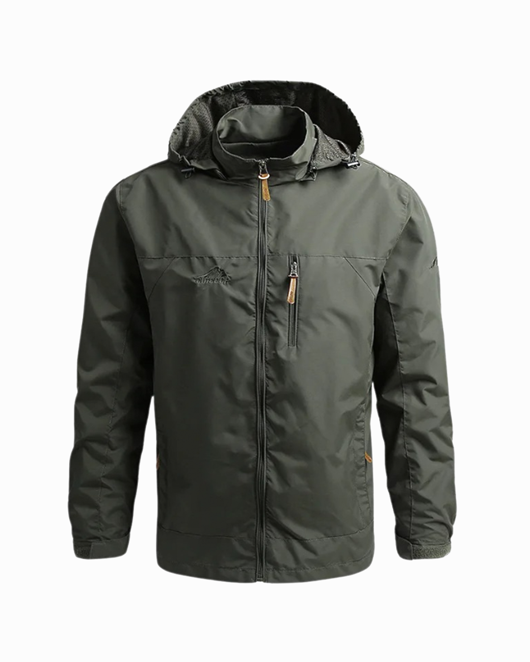 Water-Resistant Jacket with Zip Front