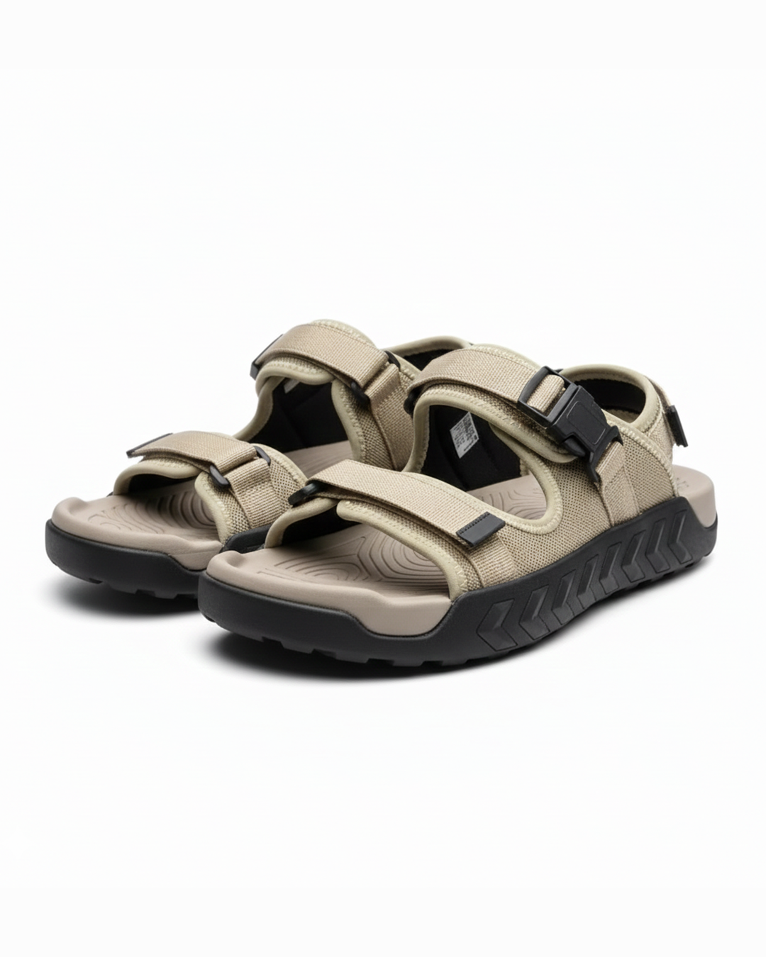 Sandals with Woven Detail