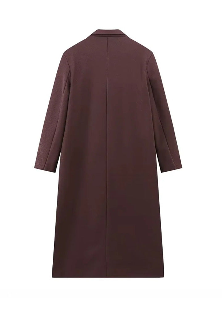 Modern Double Breasted Lapel Coat