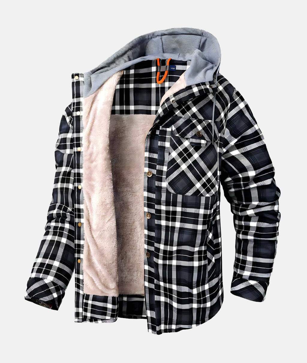 Lightweight Flannel Denim Jacket