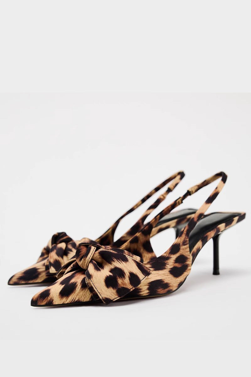 Modern Leopard Print High Heels