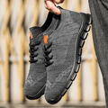 Mesh Knit Sneakers with Shock-Absorbing Sole