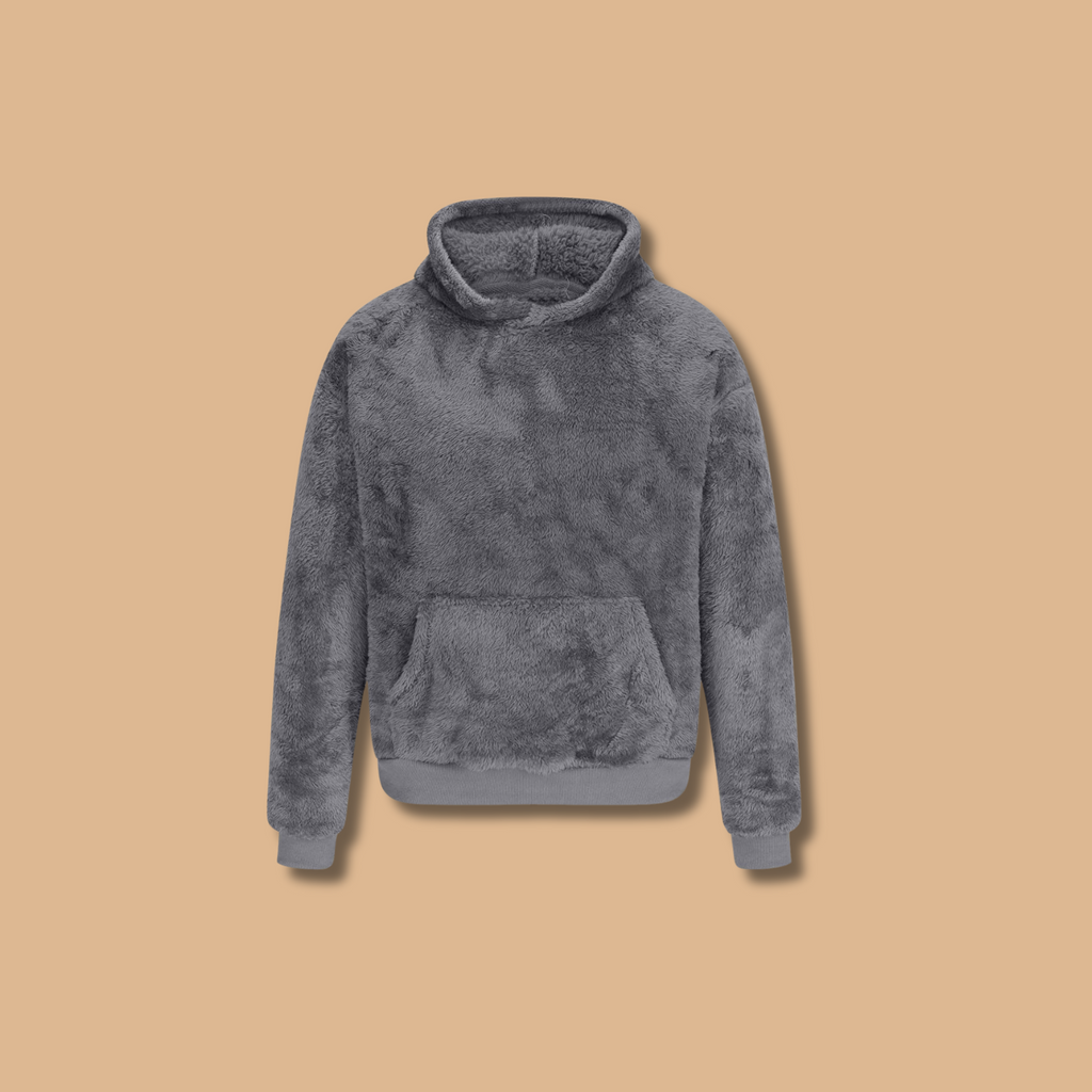 Corduroy Sweater with Fleece-Lined