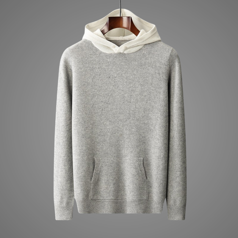 Breathable Wool Blend Hoodie