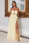 Middle Eastern Off-Shoulder Ruched Maxi-Length Dress