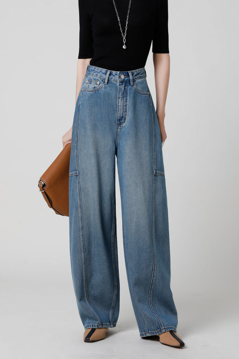 Designer High-Waisted Arc Jeans
