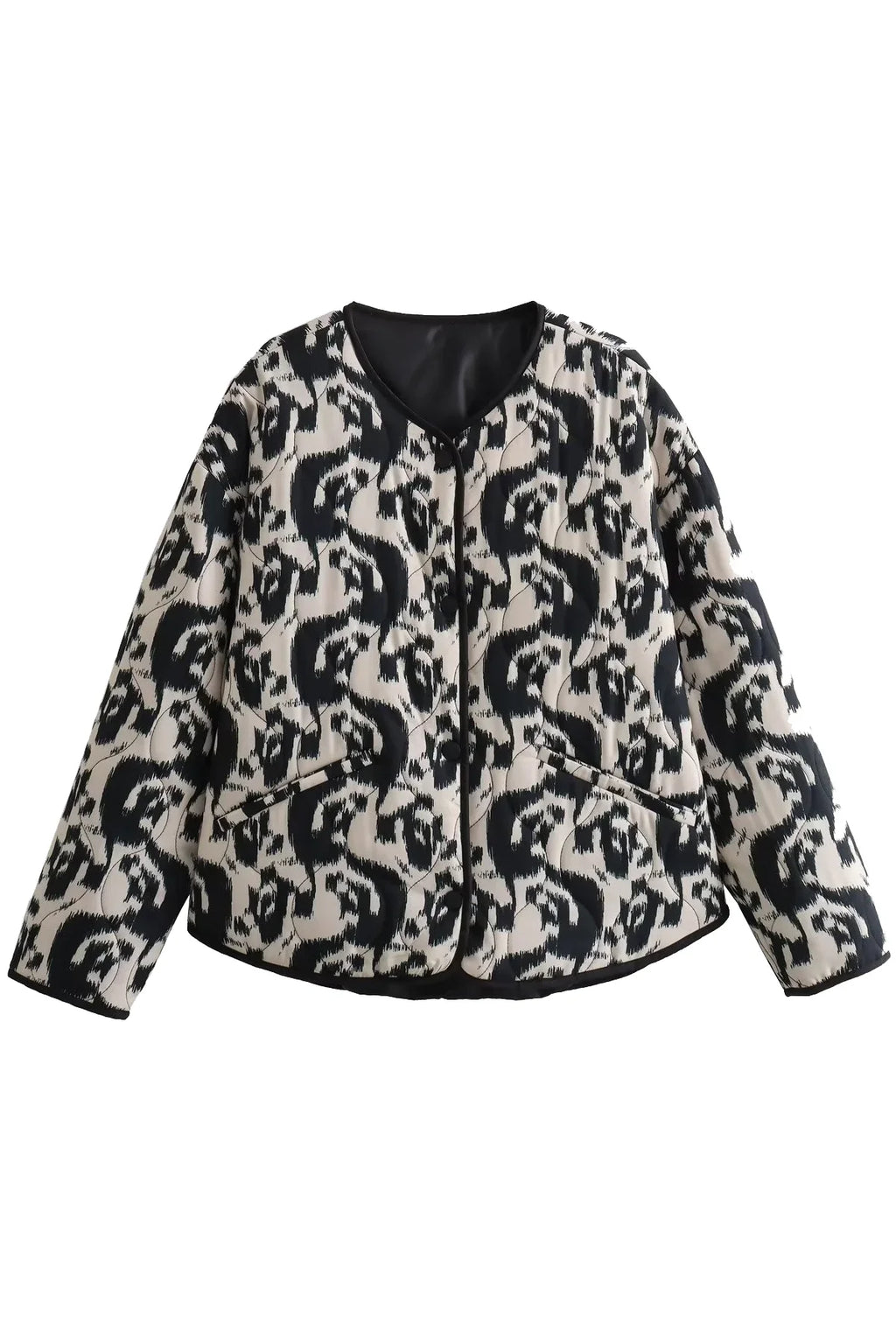 Floral Quilted Padded Jacket