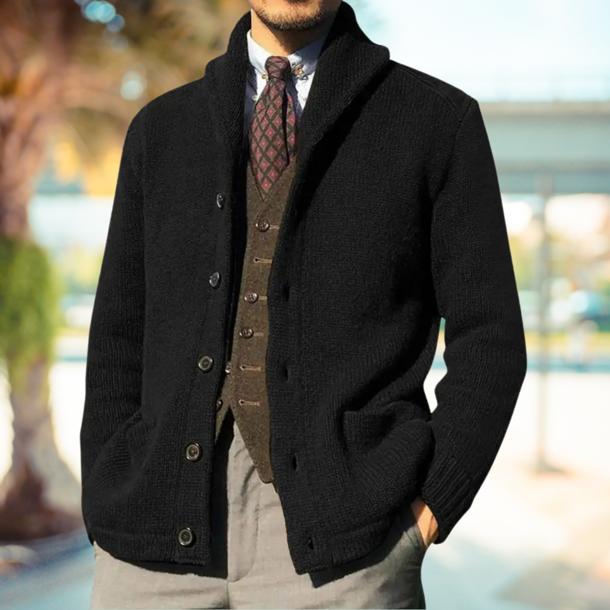 Vest with Slim Fit