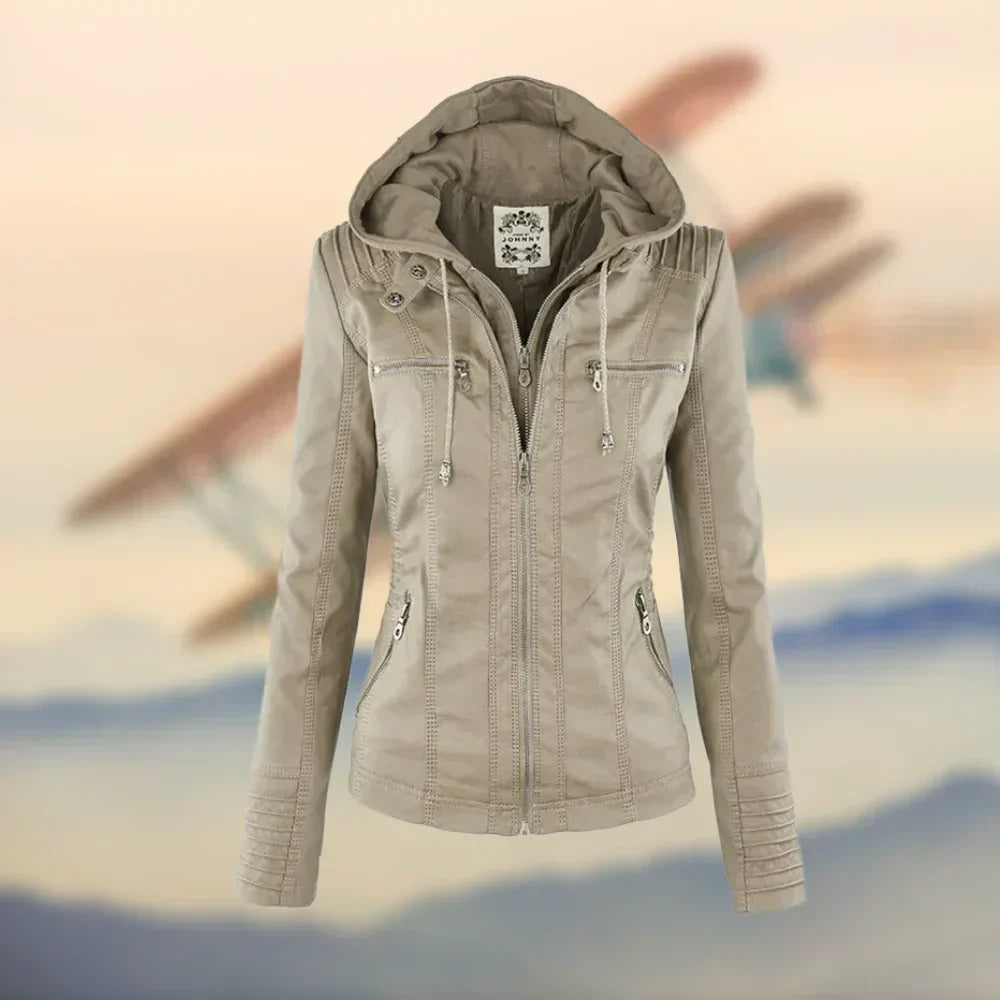 Handcrafted Leather Jacket in Italian Leather