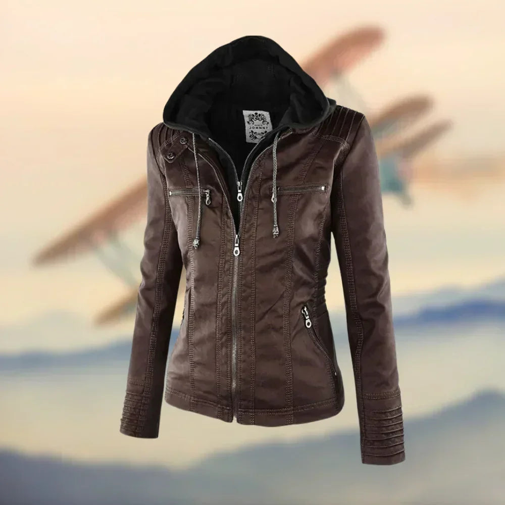 Handcrafted Leather Jacket in Italian Leather