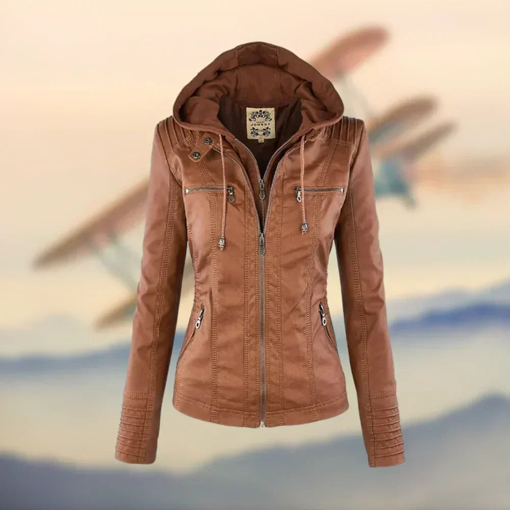 Handcrafted Leather Jacket in Italian Leather