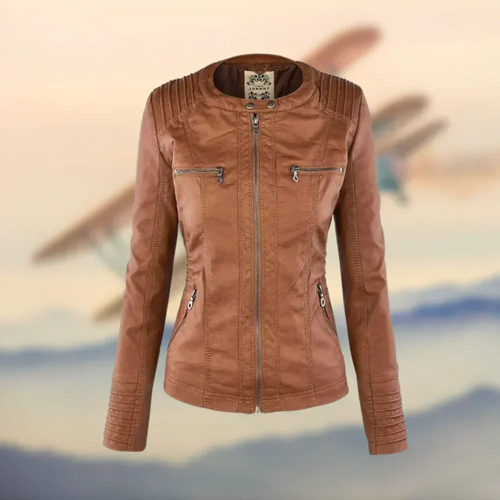 Handcrafted Leather Jacket in Italian Leather