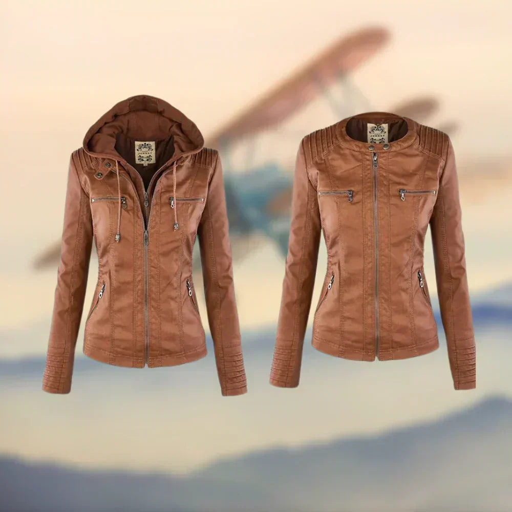 Handcrafted Leather Jacket in Italian Leather