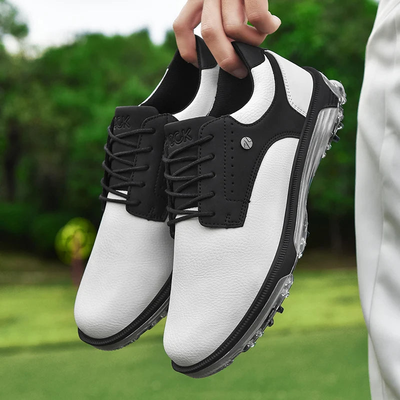 Full-Grain Leather Shoes with Waterproof Build