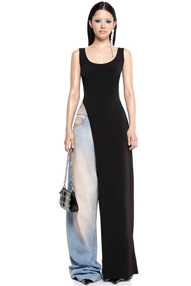 Urban Muse Slit Fitted Dress