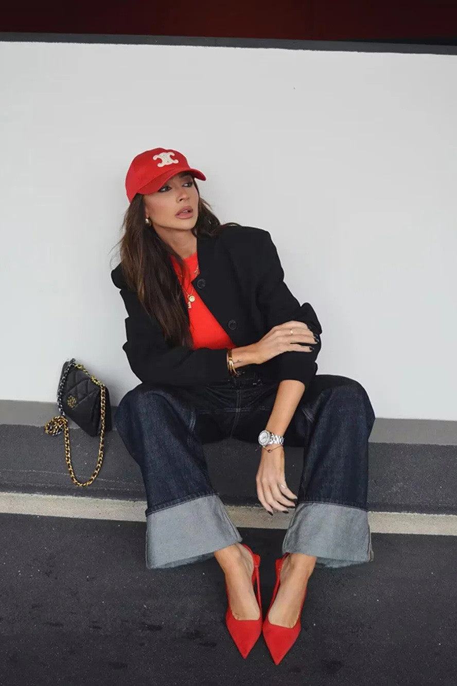 Coordinated 90s Retro Denim Set